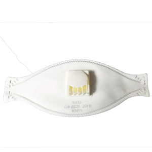 Folding breathing valve mask