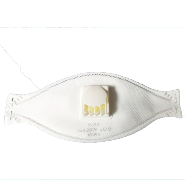 Folding breathing valve mask